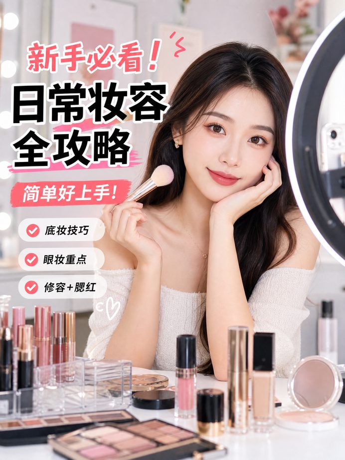 国产一区美妆视频教程-日常妆容全攻略